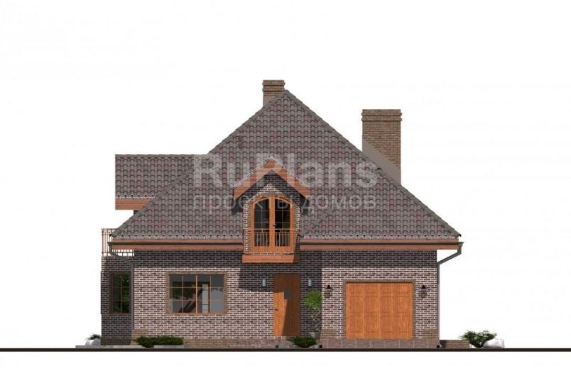 Проект кирпичного дома №482 на заказ