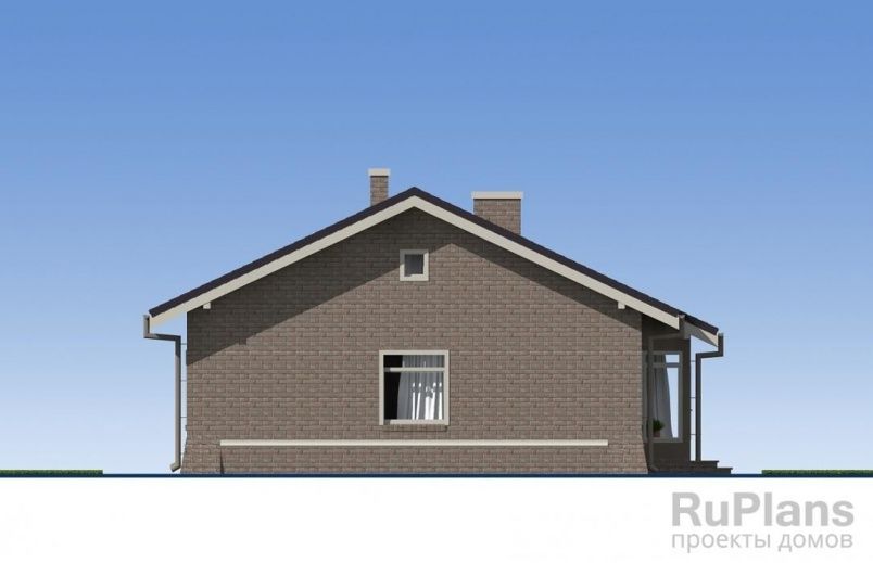 Проект блочного дома №550 на заказ