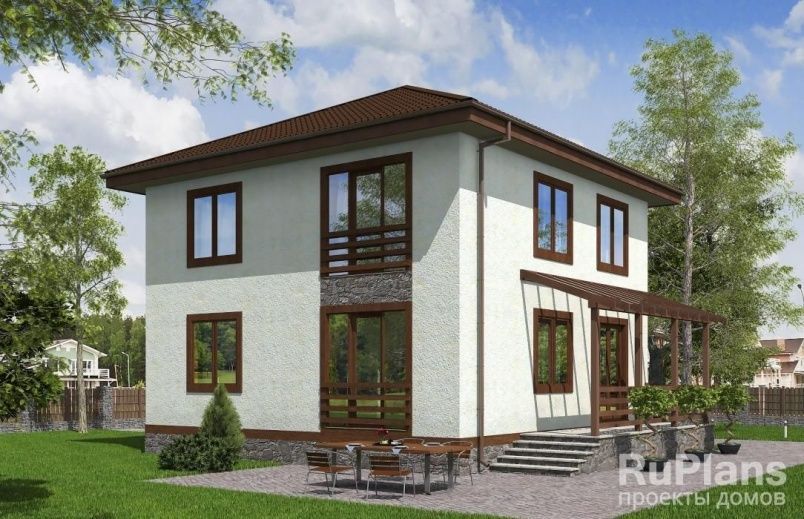 Проект каркасного дома №537 на заказ