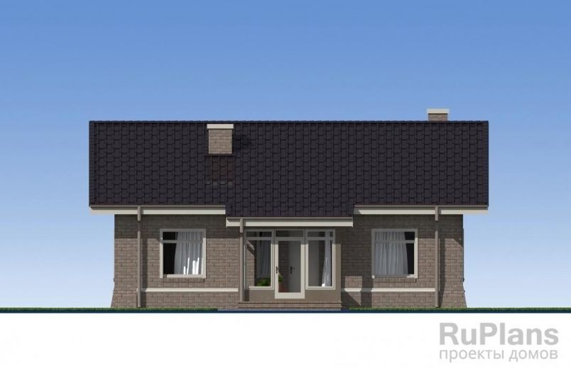 Проект блочного дома №550 на заказ