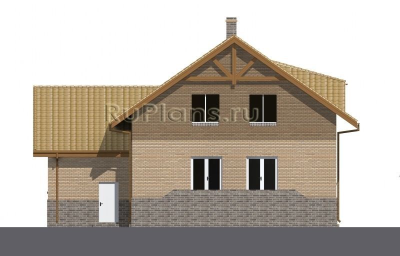 Проект кирпичного дома №508 на заказ