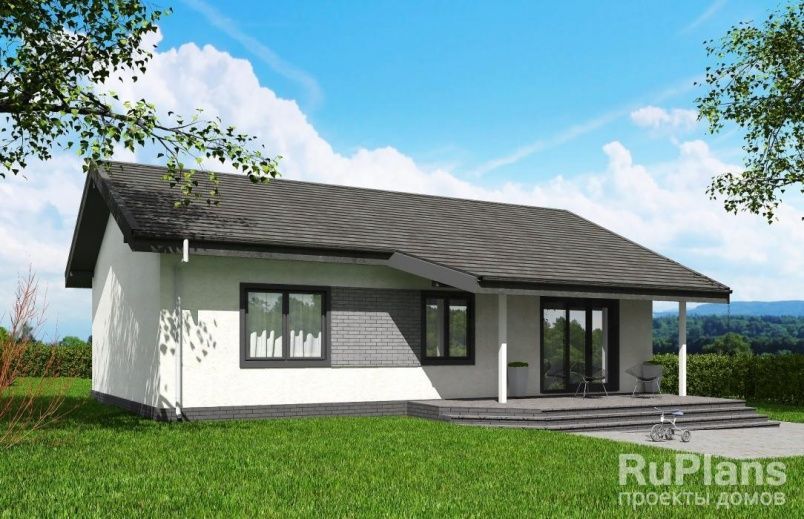 Проект блочного дома №788 на заказ