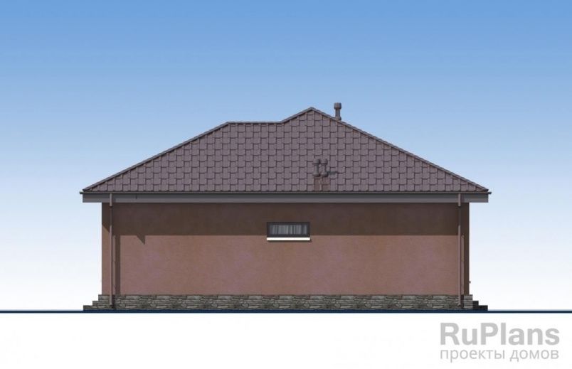 Проект блочного дома №740 на заказ