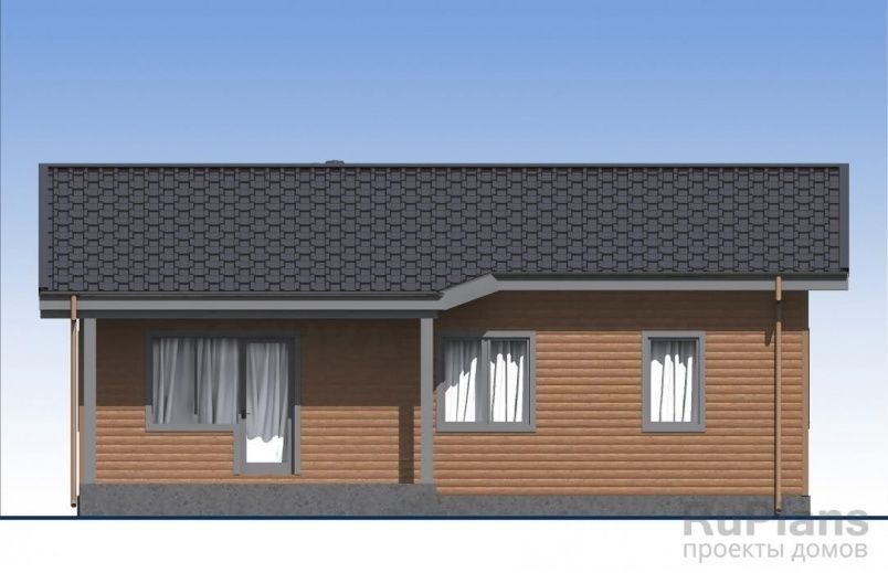 Проект каркасного дома №765 на заказ