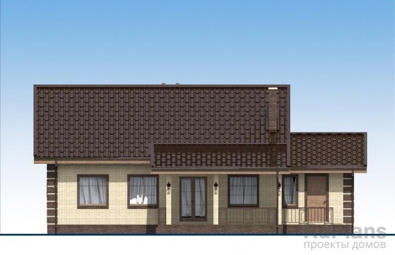 Проект блочного дома №57 на заказ