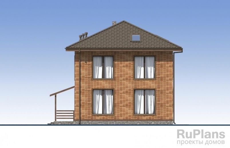 Проект блочного дома №343 на заказ