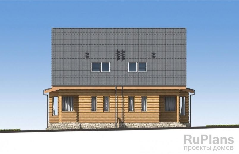 Проект каркасного дома №143 на заказ