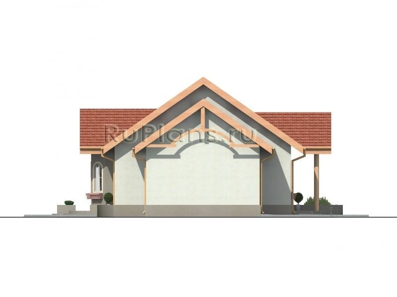 Проект каркасного дома №162 на заказ