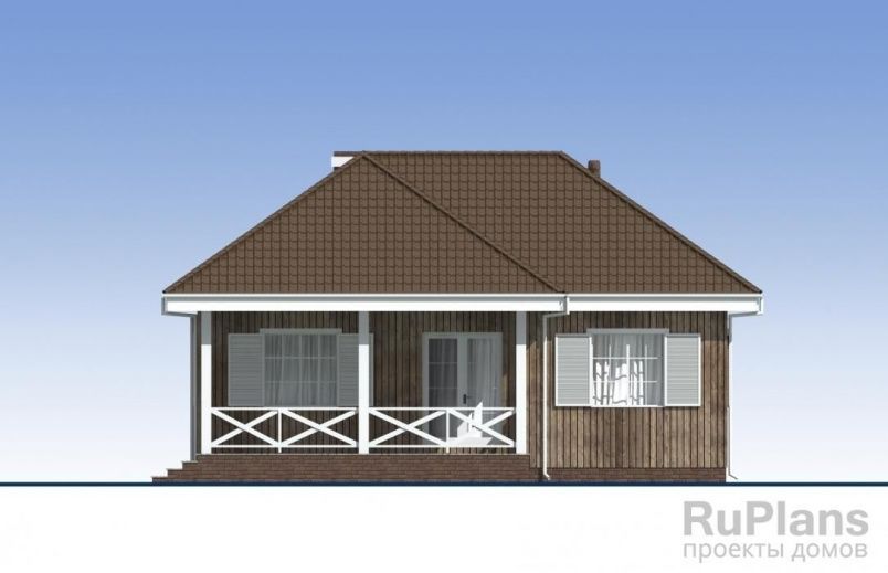 Проект каркасного дома №480 на заказ