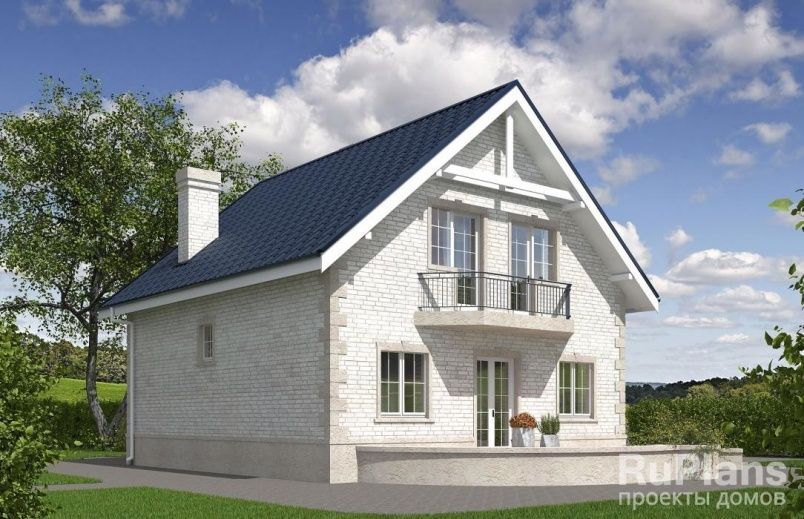 Проект кирпичного дома №556 на заказ