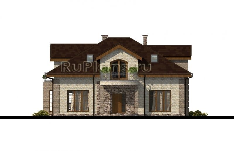 Проект кирпичного дома №505 на заказ