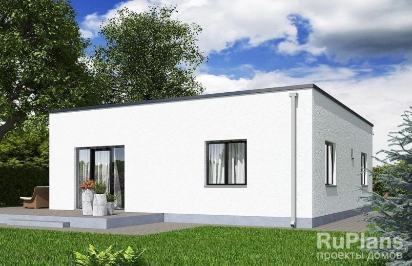 Проект блочного дома №641 на заказ