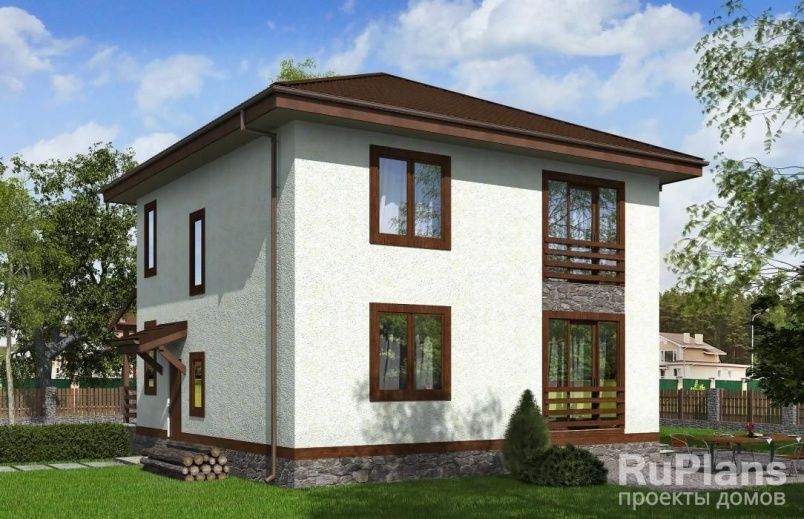 Проект каркасного дома №537 на заказ