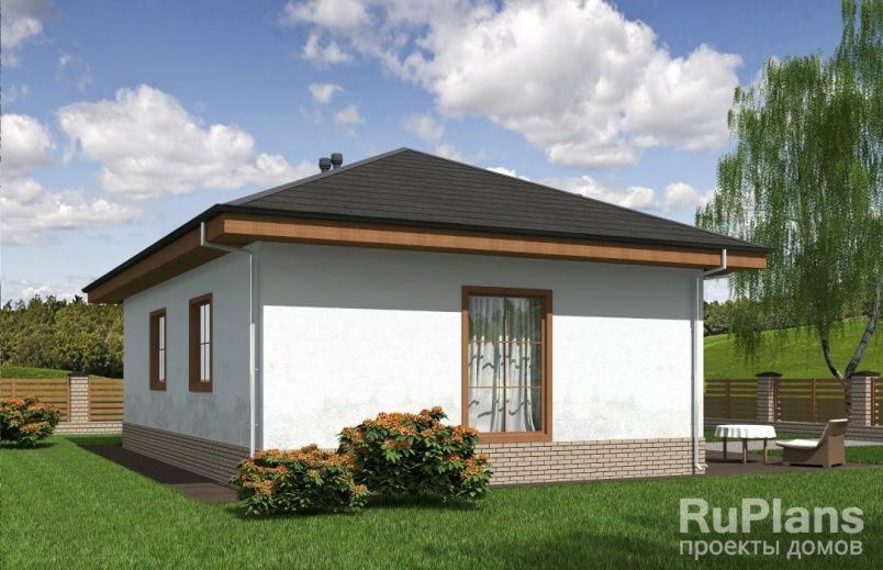 Проект каркасного дома №247 на заказ