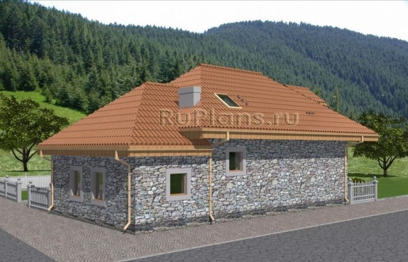 Проект кирпичного дома №980 на заказ