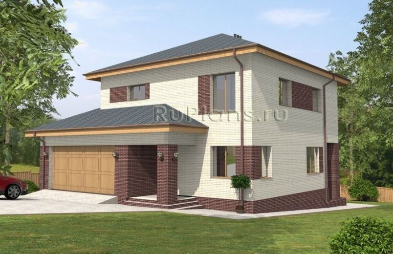 Проект кирпичного дома №481 на заказ