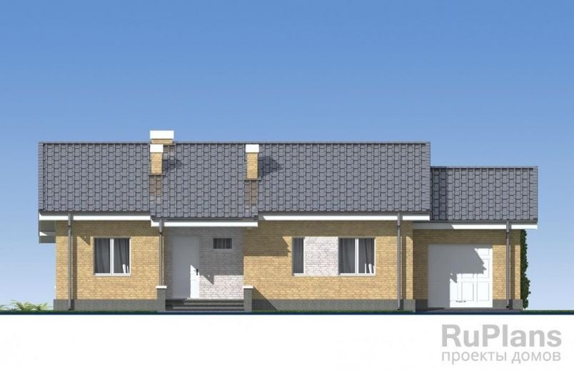 Проект блочного дома №538 на заказ