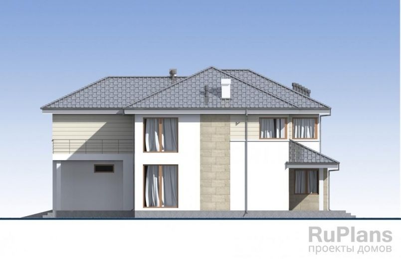 Проект кирпичного дома №397 на заказ