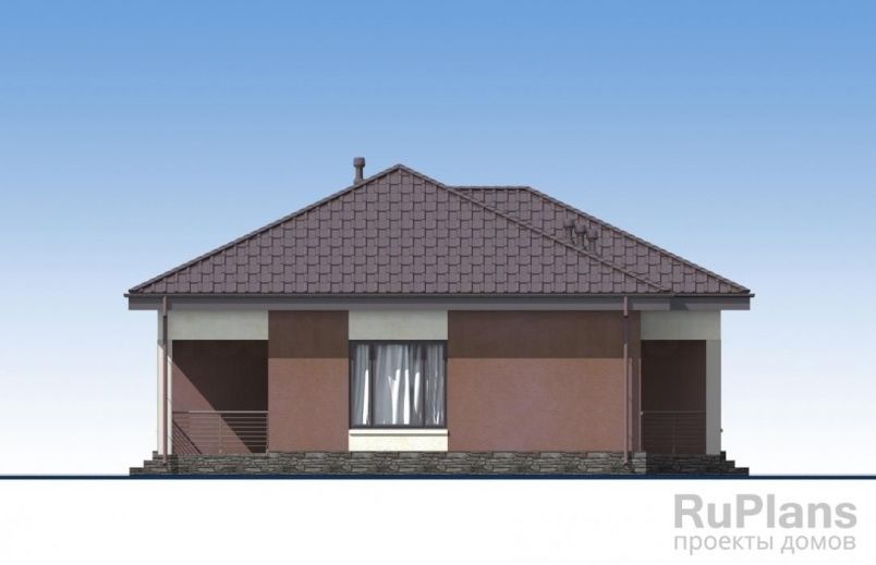 Проект блочного дома №740 на заказ