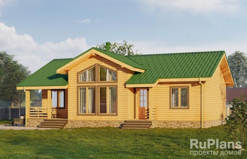 Проект каркасного дома №902 на заказ