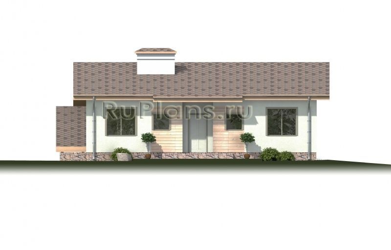 Проект блочного дома №477 на заказ