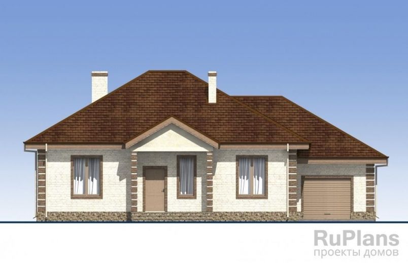 Проект блочного дома №137 на заказ