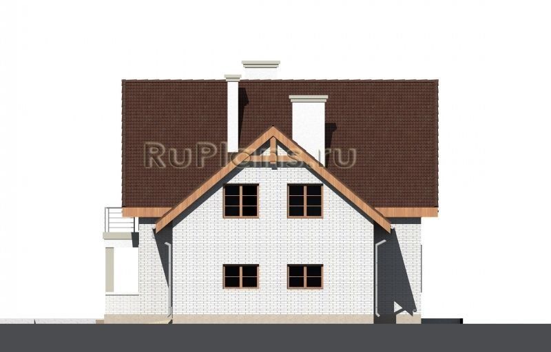 Проект кирпичного дома №324 на заказ