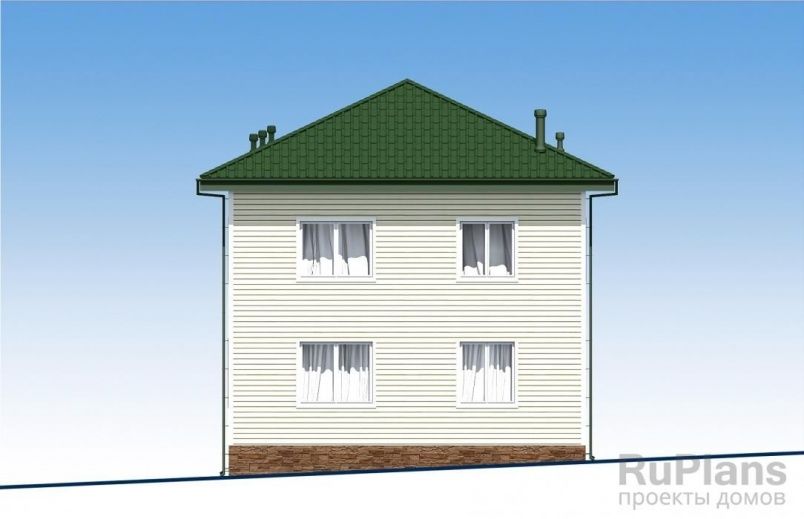 Проект кирпичного дома №582 на заказ