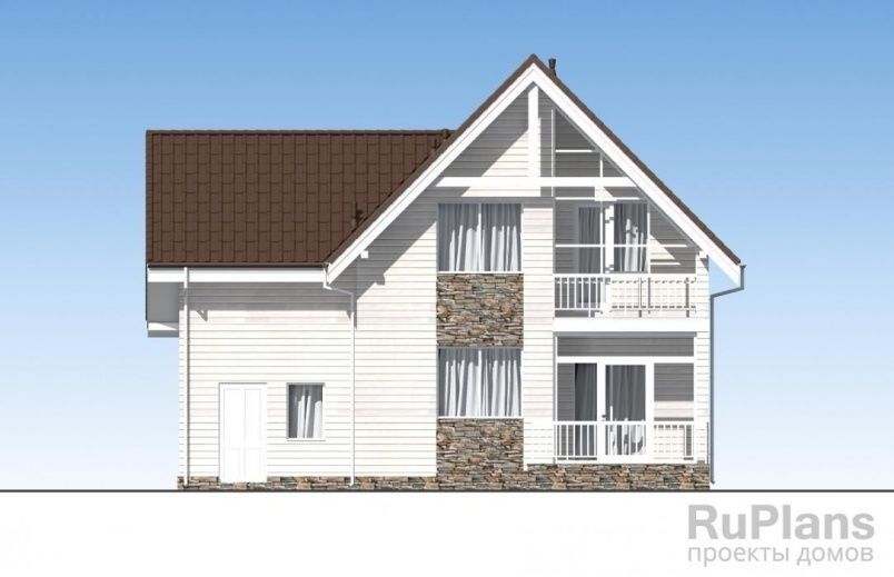 Проект каркасного дома №305 на заказ