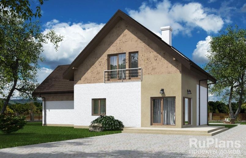 Проект кирпичного дома №515 на заказ