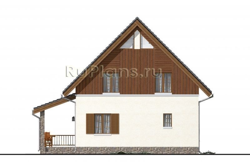 Проект каркасного дома №898 на заказ