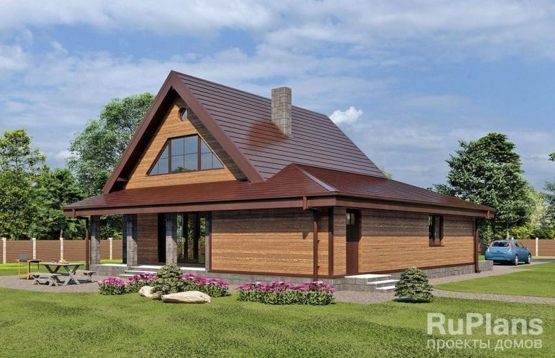 Проект блочного дома №364 на заказ