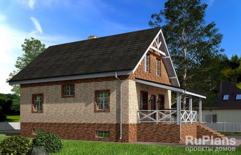 Проект блочного дома №807 на заказ