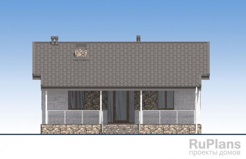 Проект блочного дома №18 на заказ