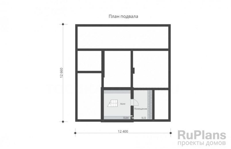 Проект блочного дома №897 на заказ