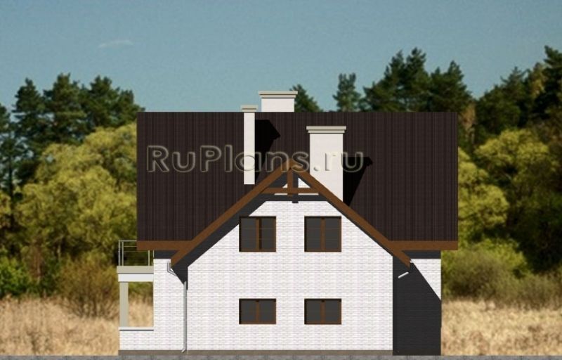 Проект кирпичного дома №342 на заказ