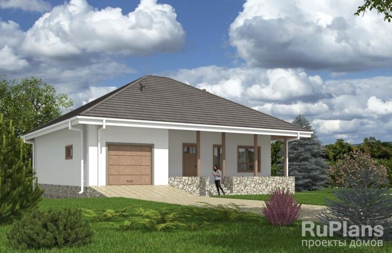 Проект кирпичного дома №564 на заказ