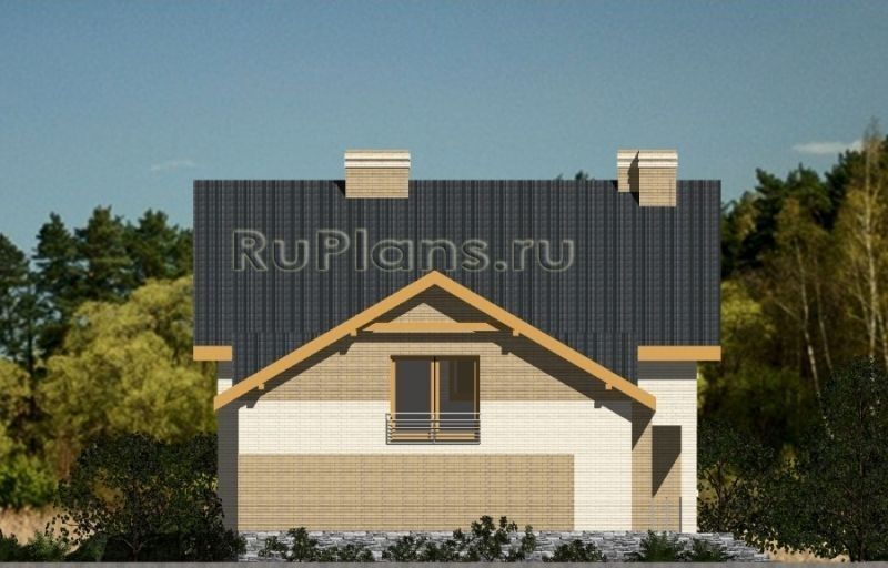 Проект кирпичного дома №335 на заказ