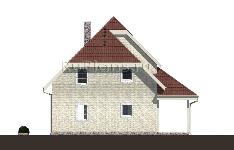 Проект кирпичного дома №403 на заказ