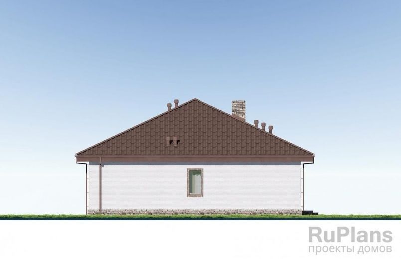 Проект кирпичного дома №599 на заказ