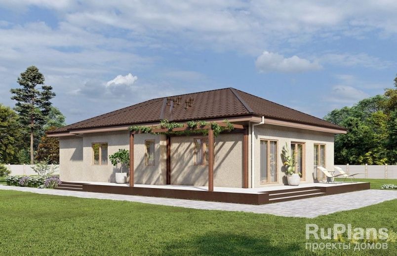 Проект каркасного дома №346 на заказ