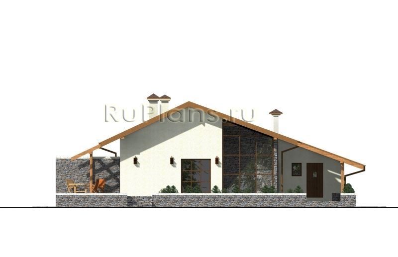 Проект каркасного дома №383 на заказ