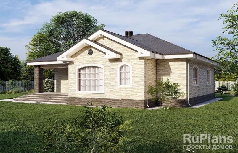 Проект каркасного дома №111 на заказ