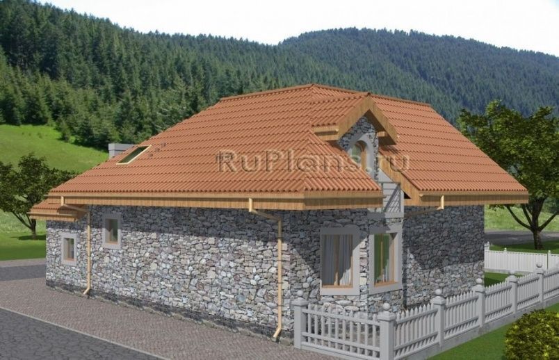 Проект кирпичного дома №980 на заказ