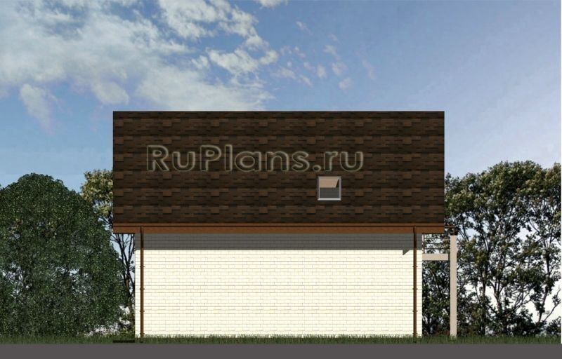 Проект каркасного дома №948 на заказ