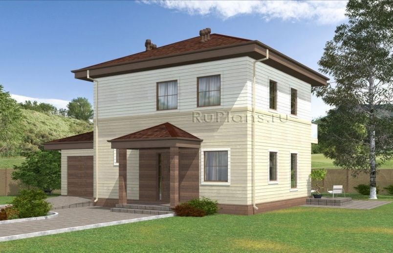 Проект каркасного дома №507 на заказ