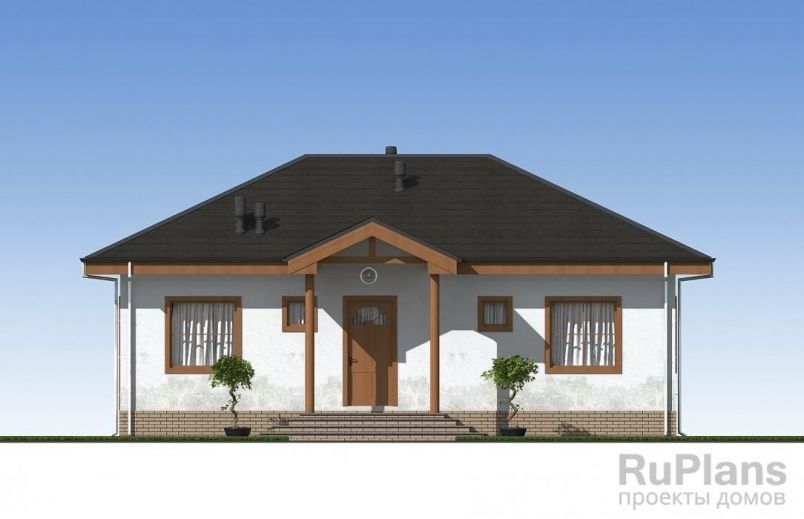 Проект каркасного дома №247 на заказ