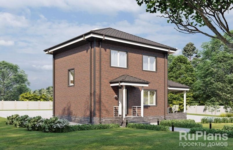 Проект блочного дома №61 на заказ