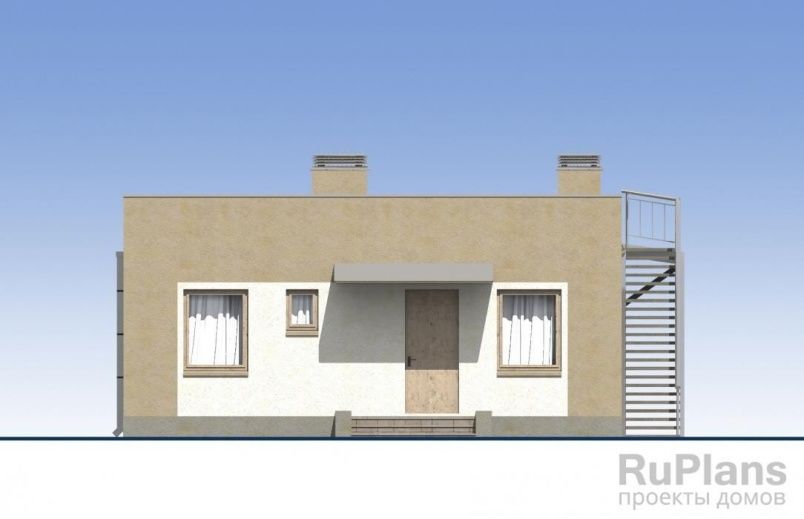 Проект блочного дома №456 на заказ