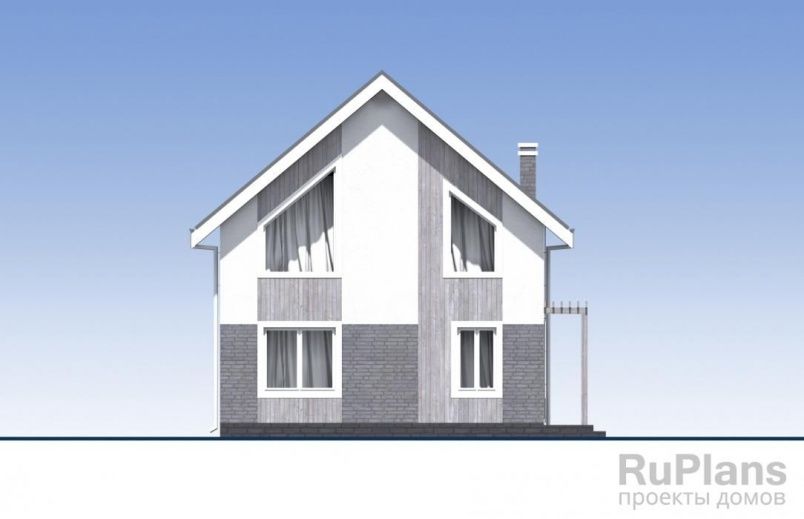 Проект кирпичного дома №343 на заказ